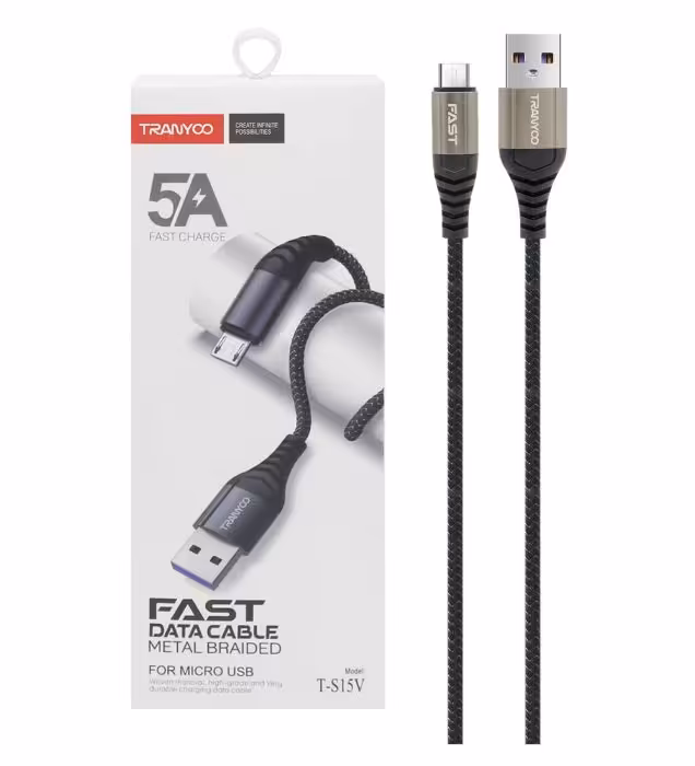 کابل شارژ فست اندروید ترانیو مدل T-S15V