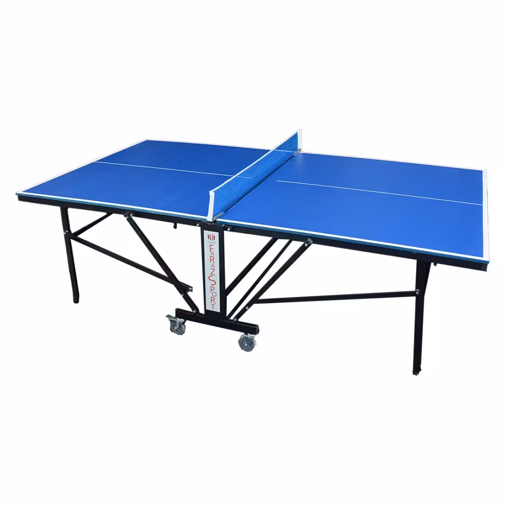 میز پینگ پنگ حرفه ای 4چرخ 16میل ملامینه فرازاسپرت مدل TT3