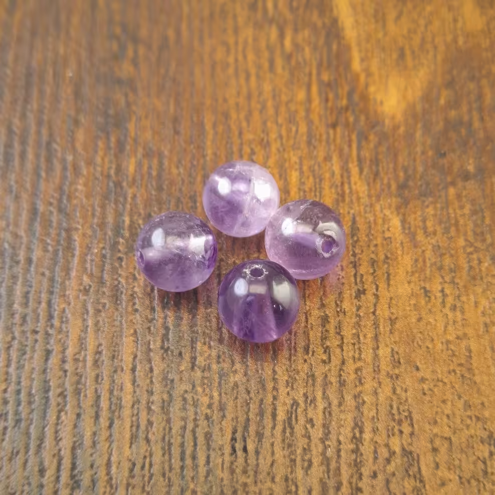 4 عدد آمیتیس تراش گرد