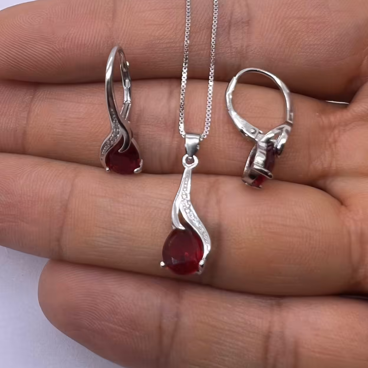 نیمست نقره جواهری 