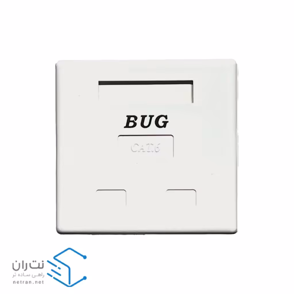 کیستون باکس باگ دو پورت Cat6 UTP