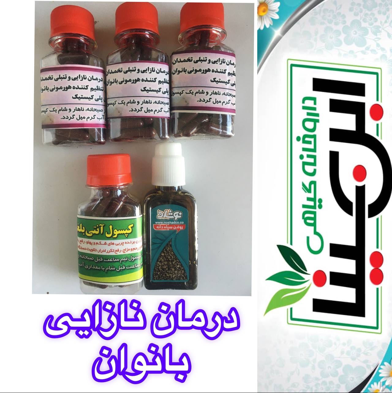ترکیب گیاهی رفع نازایی بانوان
