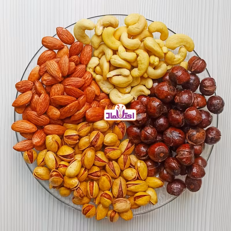 آجیل چهار مغز مخصوص 250 گرمی اعتماد تازه (تخفیف ویژه) | amazonchi