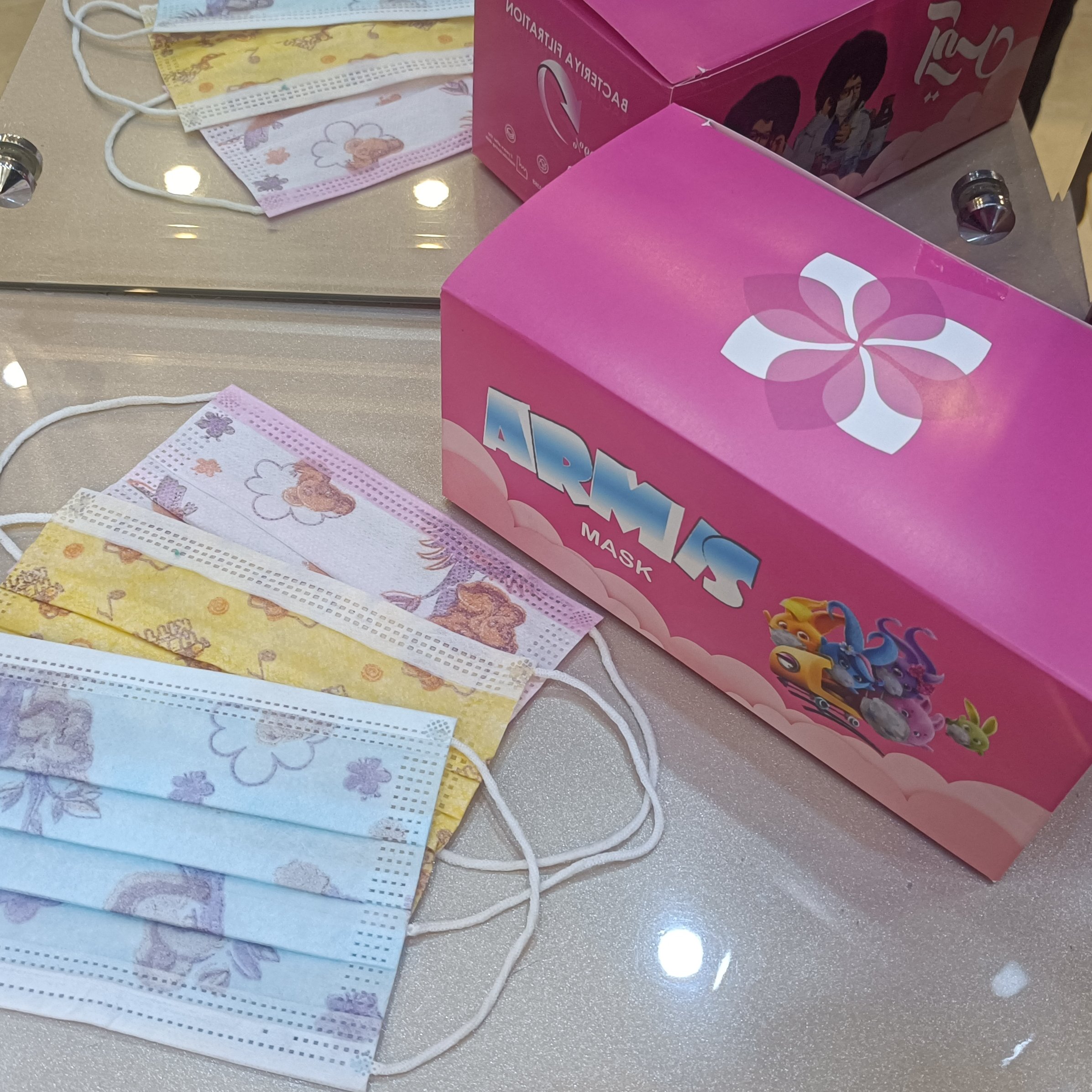 ماسک پرستاری کودک جعبه پنجاه عددی