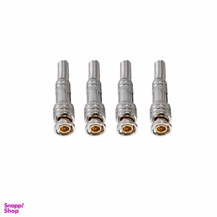 فیش BNC دوربین مدار بسته مدل FM75 مجموعه 4 عددی