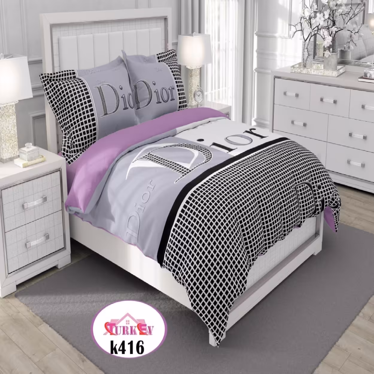 سرویس روتختی ترک إو turkev کد K-416 دونفره 6 تکه