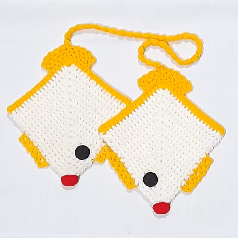 دستگیره ماهی دستبافت