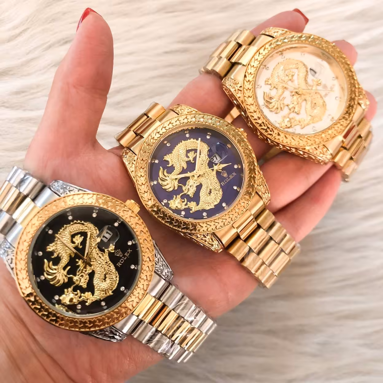 ساعت مچی مردانه مارک رولکس طرح دراگون
دارای 