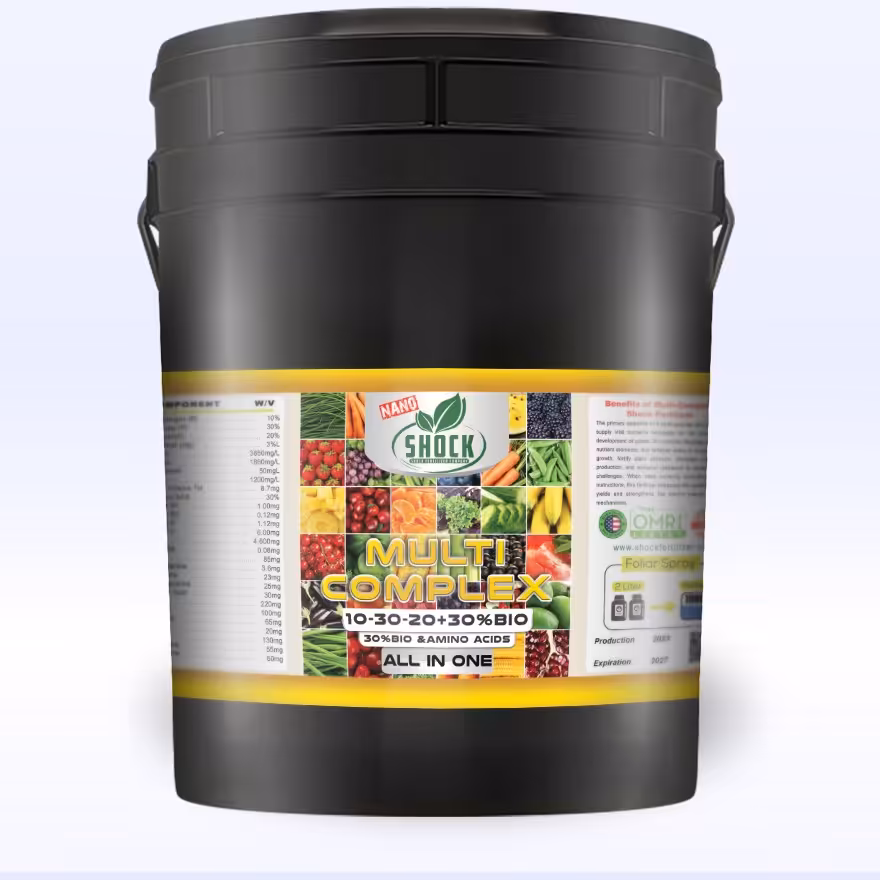 کود مولتی کمپلکس شوک آمریکایی مایع 20 لیتری