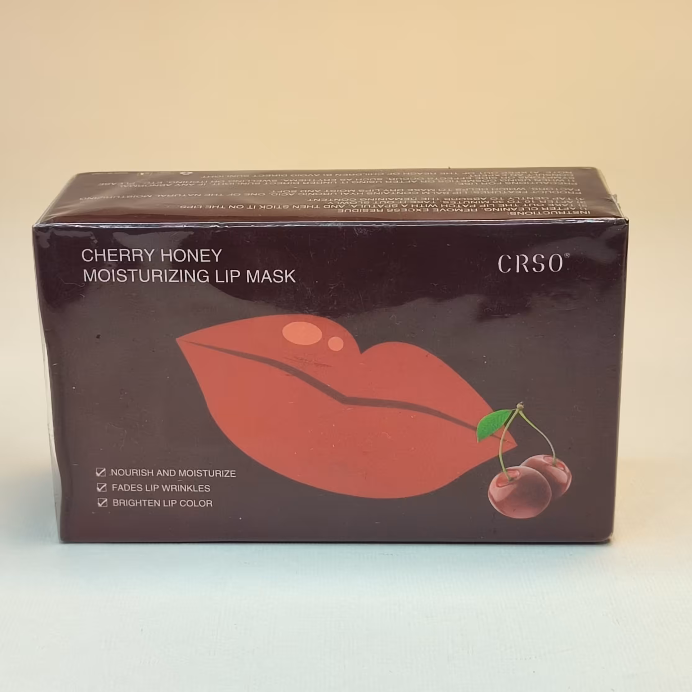 ماسک ورقه ای لب CRSOحاوی گیلاس بسته20عددی