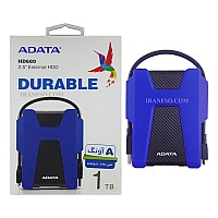 هارد HDD لپ تاپ 1 ترابایت Adata HD680 Durable External آبی-گارانتی آونگ