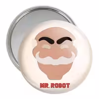 آینه جیبی خندالو مدل سریال آقای ربات Mr.Robot کد 10237