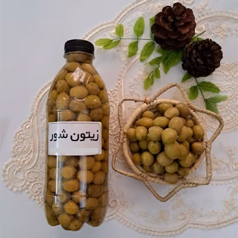 زیتون شور ممتاز غرفه ارزان فروش در مشهد