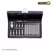 ست سر پیچ گوشتی ستاره ای هزبرن 17 عددی مدل 114017