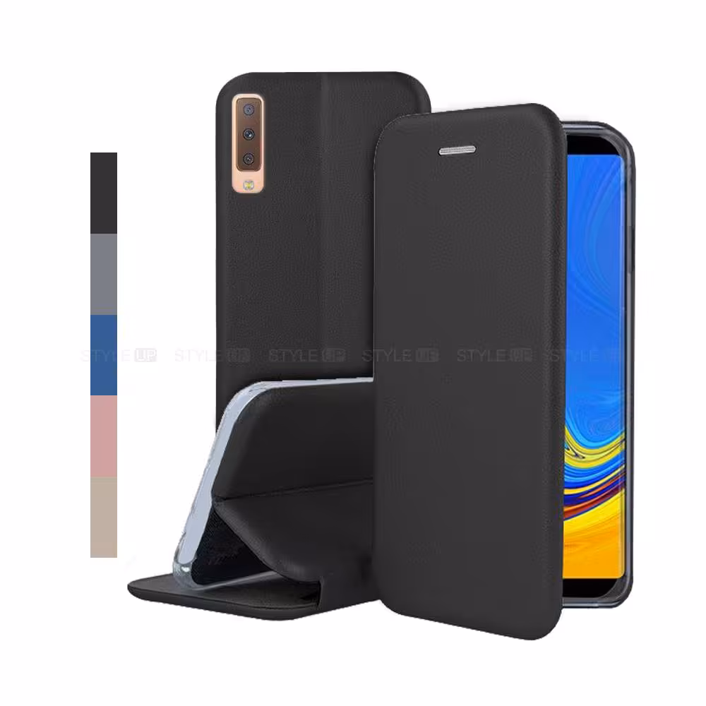 کیف کلاسوری چرمی گوشی سامسونگ Samsung Galaxy A7 2018