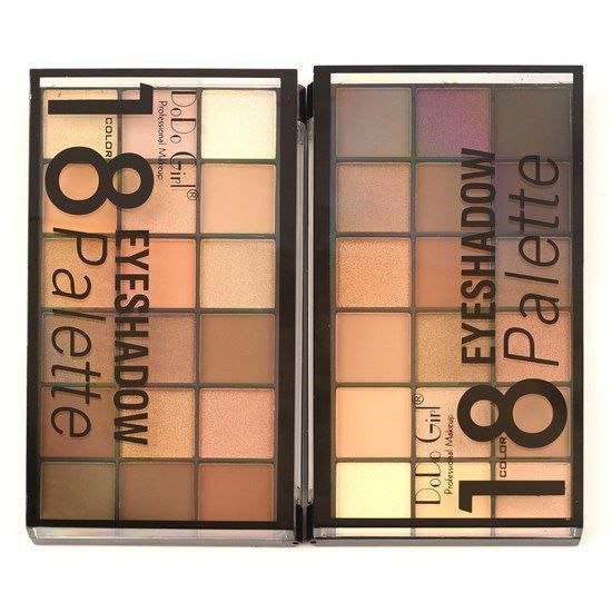 سایه هجده رنگ دودوگرل (2تا پالت باهم در دورنگ متفاوت )
Dodogile Eyeshadow palette