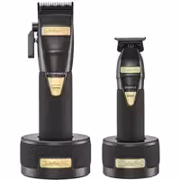 ست دو عددی ماشین اصلاح سر و صورت بابیلیس پرو بوست پلاس مشکی  BaByliss PRO Black FX Boost  Clipper Trimmer Set - FXHOLPKCTB-B