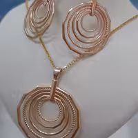 نیم ست تیتانیوم رنگ مسی 