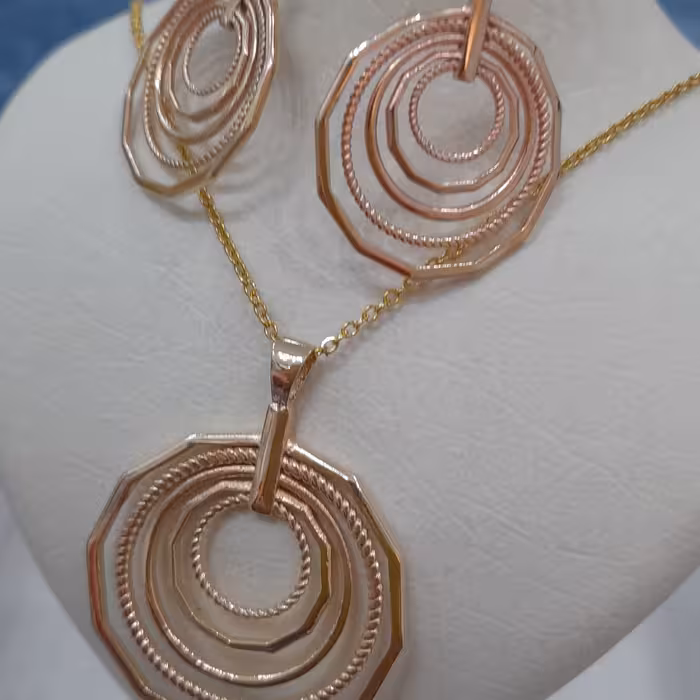 نیم ست تیتانیوم رنگ مسی 