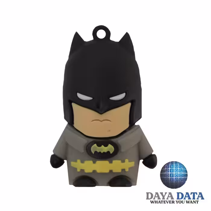 فلش مموری فانتزی دایا دیتا بتمن کوچک مدلPC1049-5 ظرفیت64GB-USB2رنگ طوسی