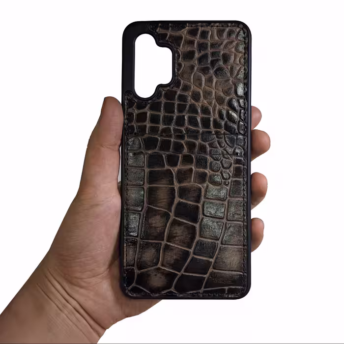 قاب گوشی چرمی مدل Samsung Galaxy A32 5G ،سامسونگ ( بک کاور چرم طبیعی ) 