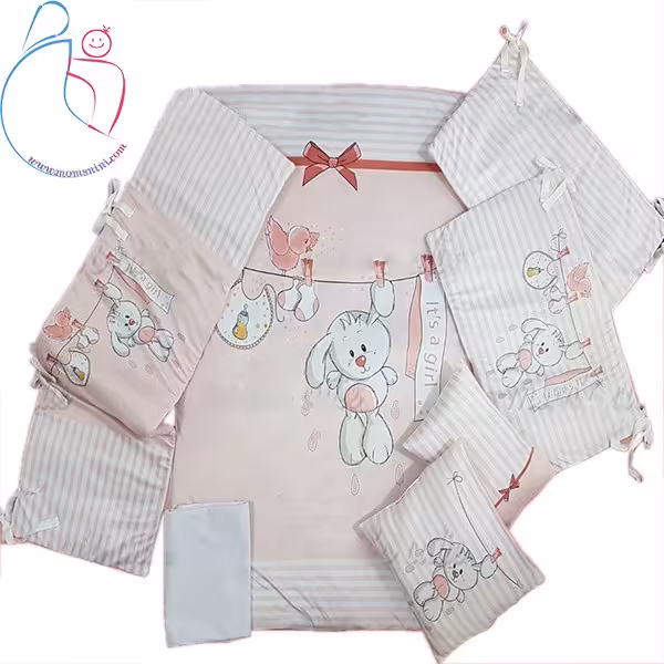 روتختی7تکه نوزاد طرح خرگوش بندرختی مامزکیوتی(momscutie)