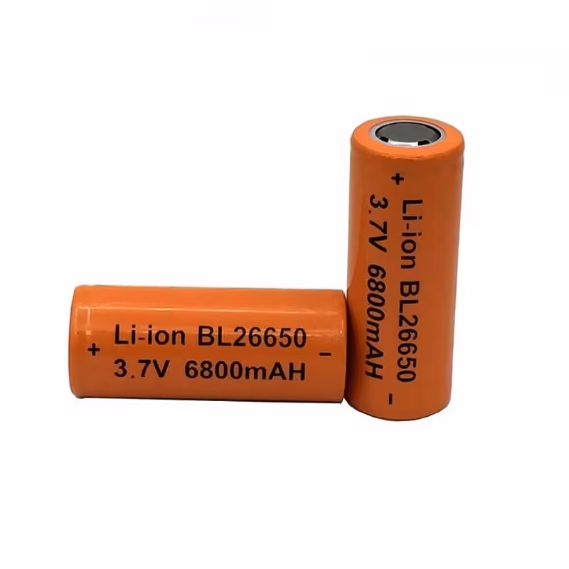 باتری لیتیوم یون قابل شارژ مدل 26650 ظرفیت 6800 میلی آمپر ساعت