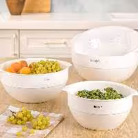 ست کاسه و آبکش گرد 3 عددی لیمون