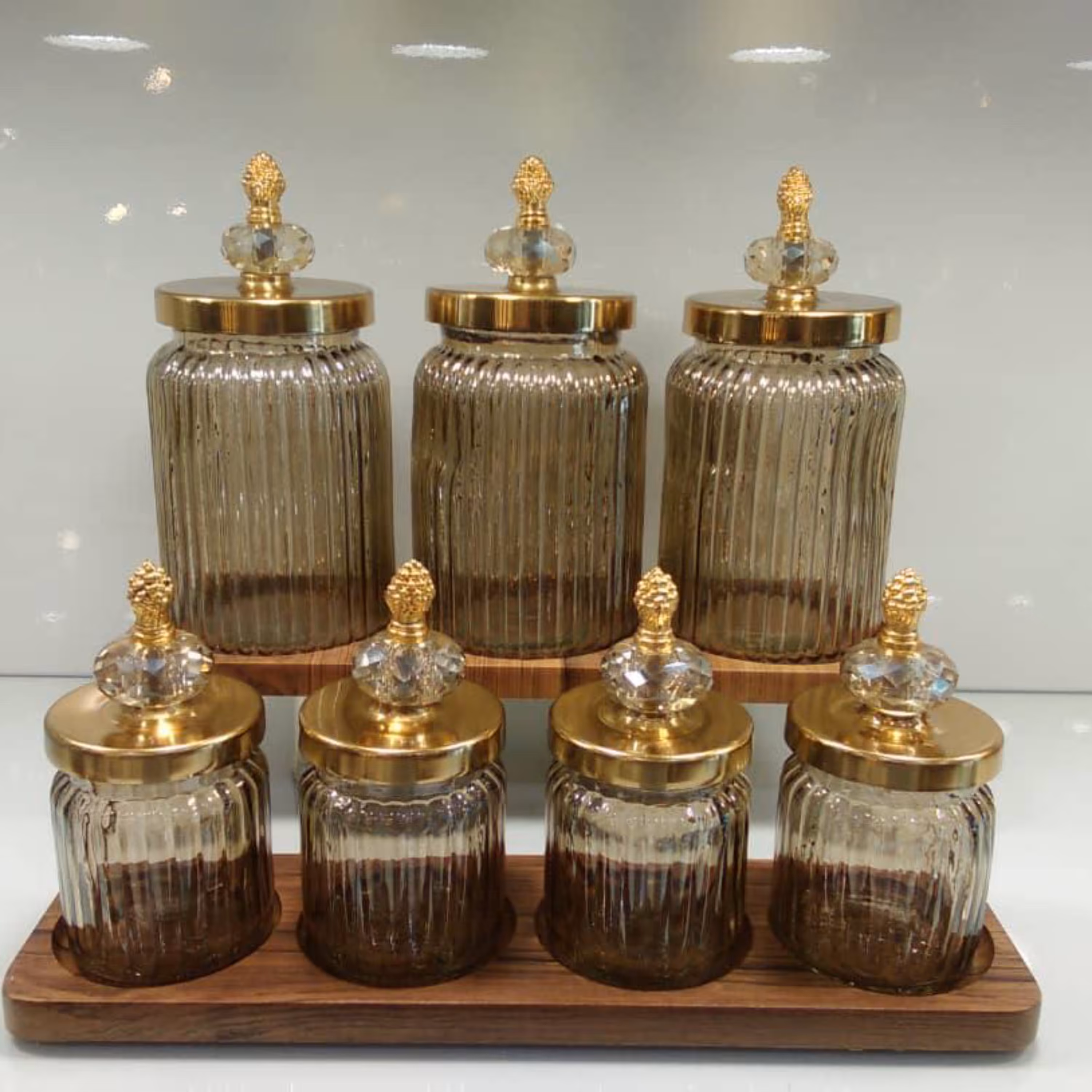 پاسماوری 7 پارچه زیر چوبی