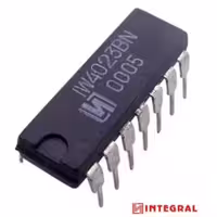 مجموعه 25 عددی تراشه CD4023BN گیت NAND پکیج DIP مارک INTEGRAL