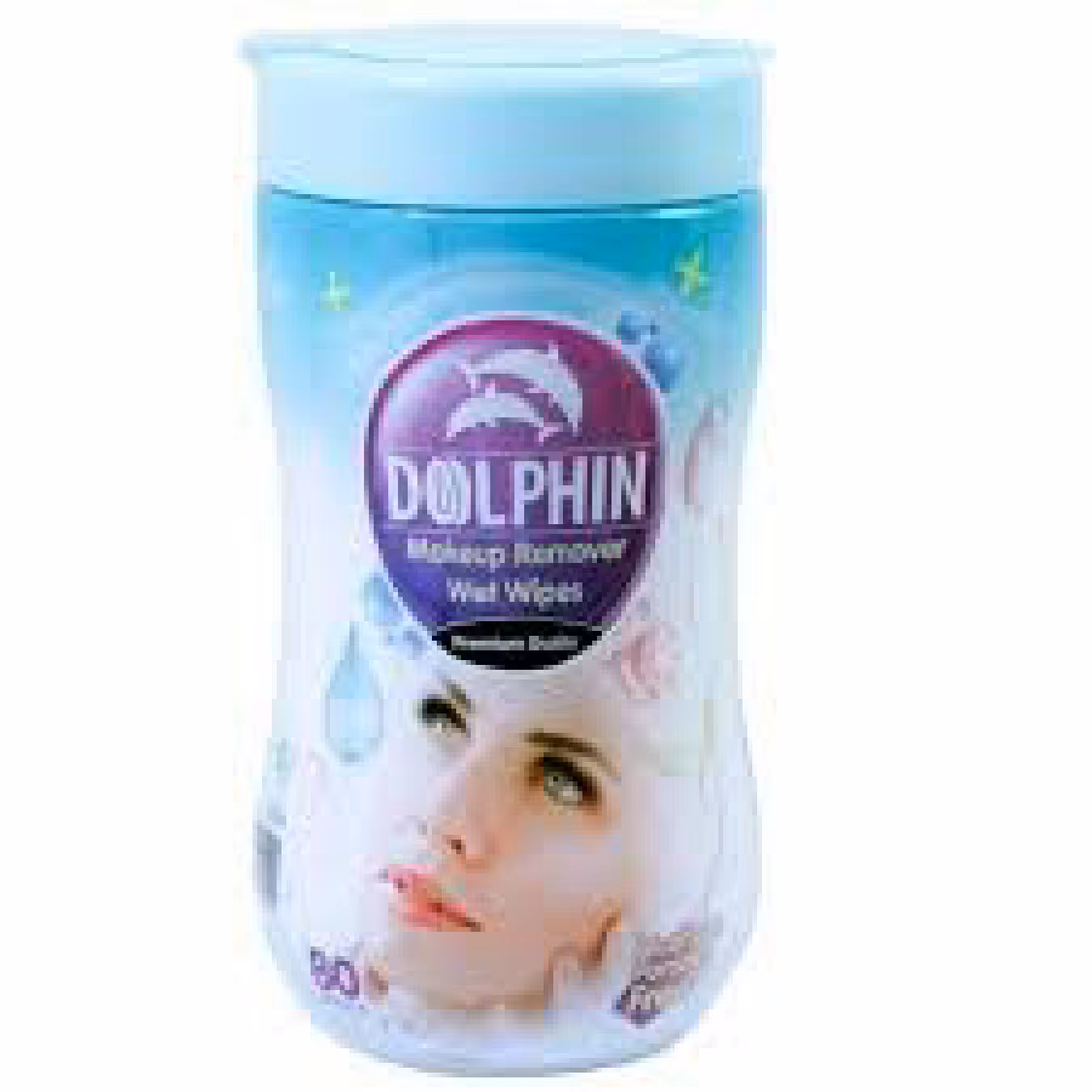 دستمال مرطوب آرایشی دلفین 80 عددی 