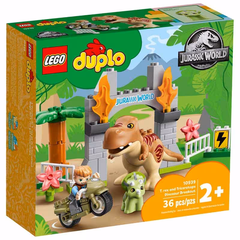 لگو دوپلو  36 قطعه مدل Lego Duplo Jurassic World کد 10939