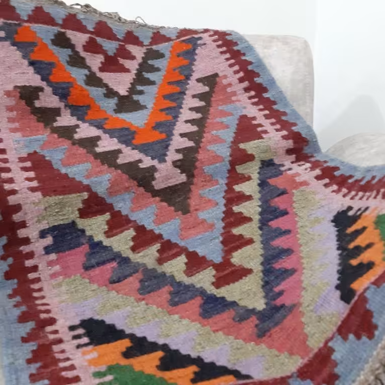 گلیم پشمی نخ اعلا100*60