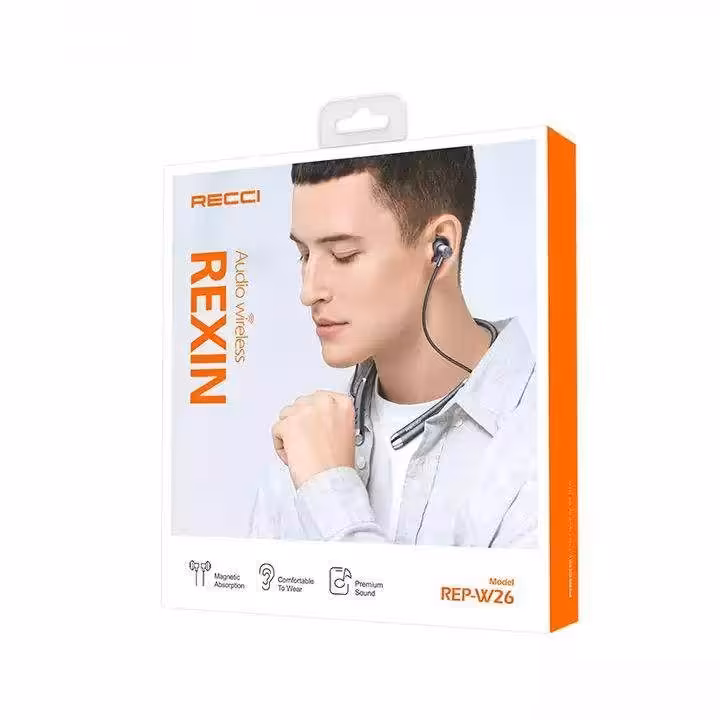 هندزفری بلوتوثی اورجینال رسی مدل  RECCI REP-W26   با گارانتی 18 ماهه