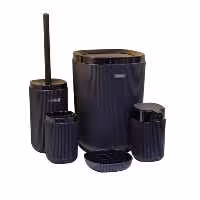 ست بهداشتی روما خطی تمام مشکی