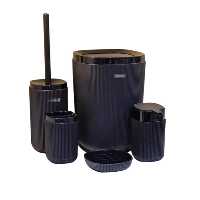 ست بهداشتی روما خطی تمام مشکی