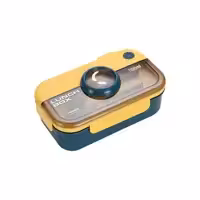 لانچ باکس منقسم 1100 میل با قاشق و چنگال طرح دوربین Yakada