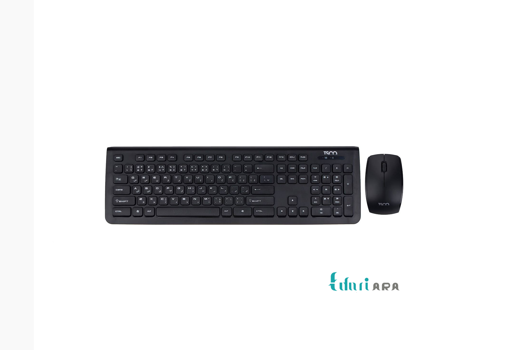 کیبورد و ماوس بی سیم تسکو مدل TKM 7018