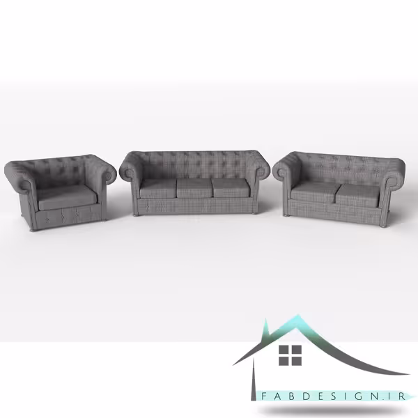 مبل ال چستر مدما کد 22