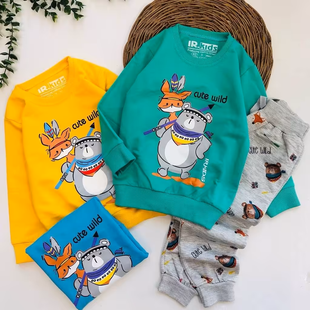 ست اسپرت خرسی سرخ پوست