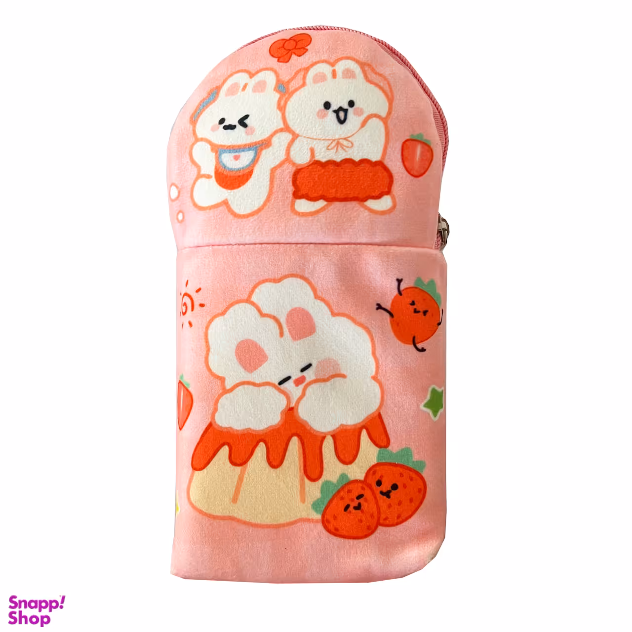 جامدادی طرح تپلی و توت فرنگی خامه ای کد 12