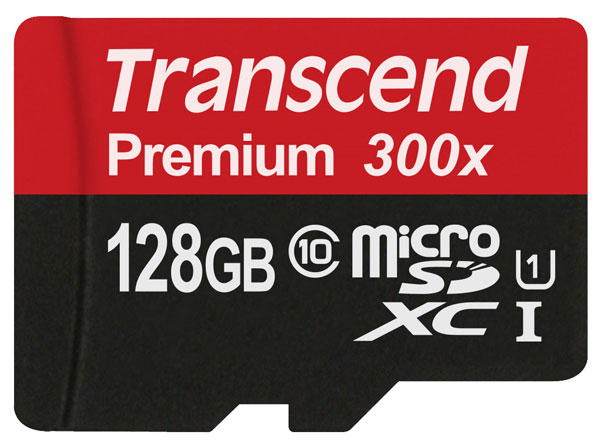 رم میکرو اس‌دی 128 گیگابایت Transcend Class 10 Premium 300X