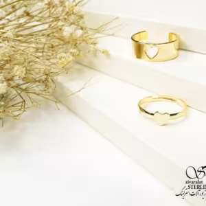 ست انگشتر مدل طرح قلب کد 5684