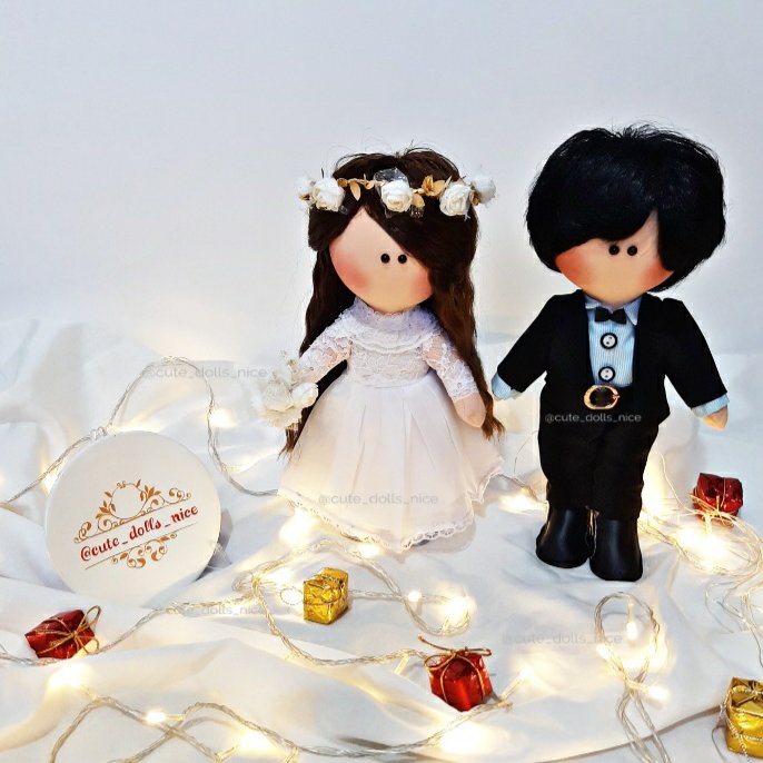 عروسک روسی عروس و داماد کد 340