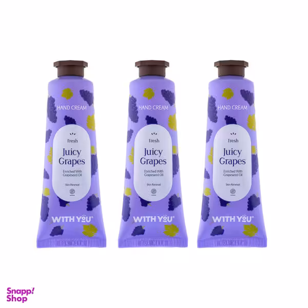 کرم مرطوب کننده ویت یو مدل Juicy Grapes حجم 50 میلی لیتر مجموعه 3 عددی