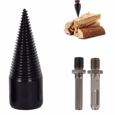 هیزم شکن سر دریلی قابل اتصال به دریل معمولی و 4 شیار FIREWOOD CHOPPING ARTIFACT