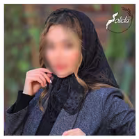 مینی اسکارف مزونی ویسکوز مخملی7 solidascarf
