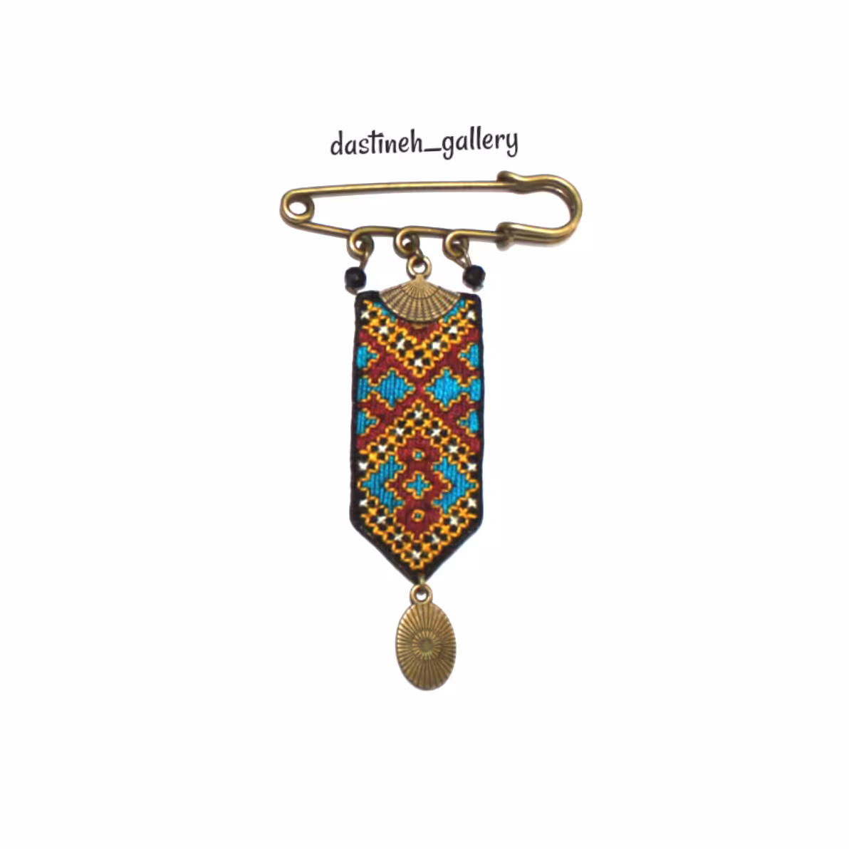 سنجاق سینه سوزن دوزی بلوچستان کد 21