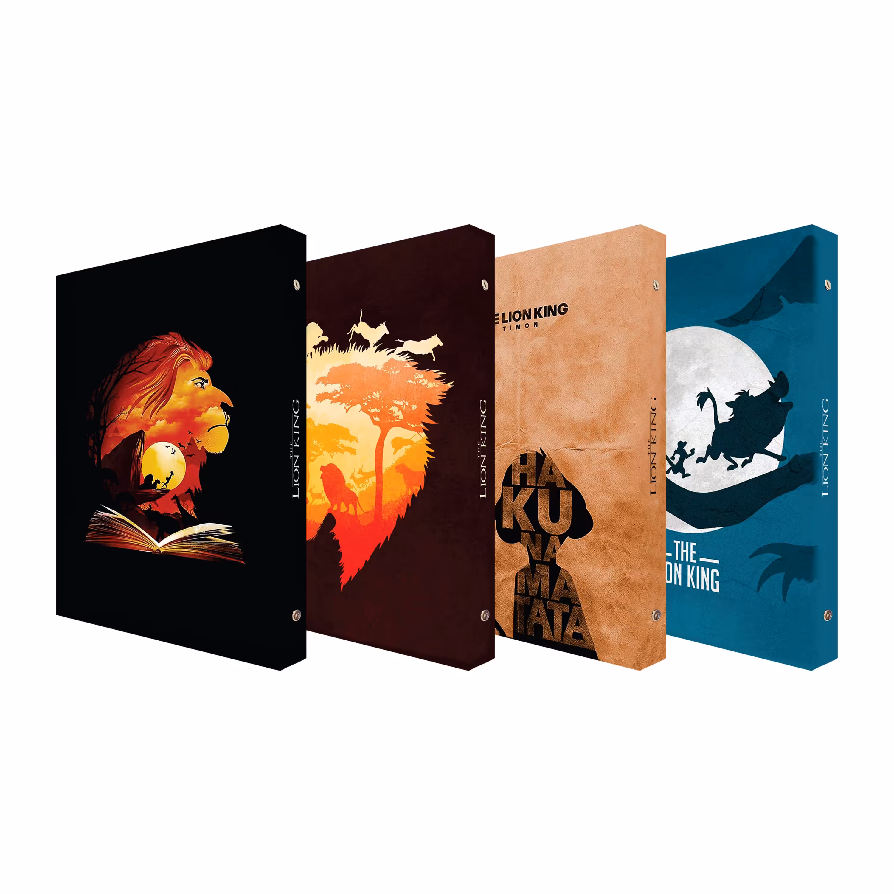 کلاسور 100 برگ پدیده نقش مدل کالکشن انیمیشن طرح شیرشاهThe Lion Kingمجموعه4 عددی