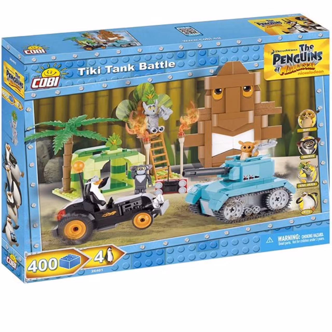 ساختنی کوبی مدل Tiki Tank Battle Building Set کد 26401